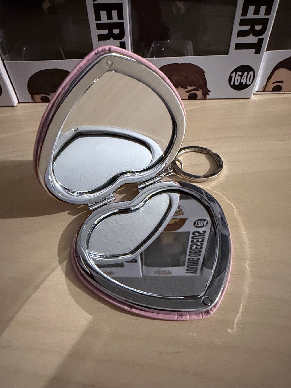 Monster Compact Mirror Keychain - Picture 2 of 6